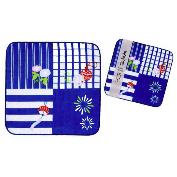  summer manner . hand towel (20×20cm) 100 sheets and more sale summer appear flower fire pattern. greeting towel gift gift Novelty .. goods 