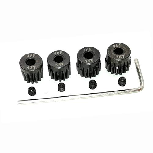 48P шестерня комплект лечение 13T 14T 15T 16T 3.175mm RC motor 4 шт 48 pitch механизм RC выше параллель импортные товары 