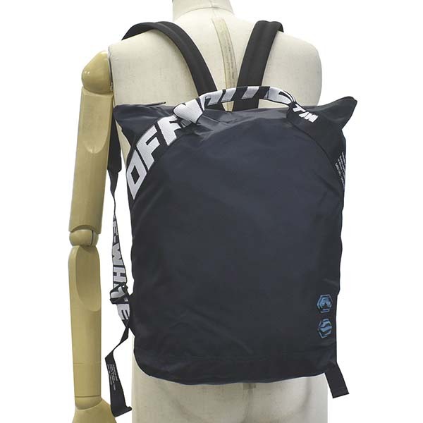 驚きの安さ OFF-WHITE オフホワイト リュック バックパック ブルー