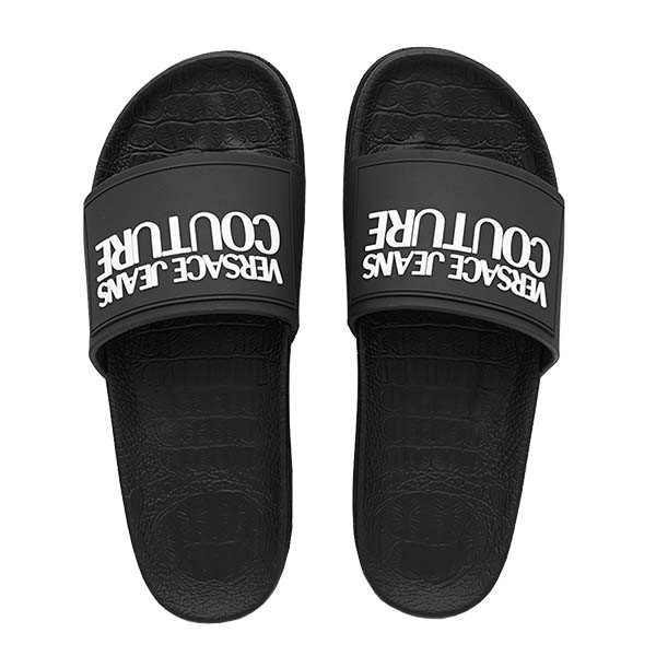 100 の保証 男性 ギフト かっこいい おしゃれ 男性向けプレゼント E0yvbsq2 ブランド 25 5cm 41 黒 ブラック メンズ 靴 シューズ シャワーサンダル サンダル Versace ヴェルサーチ サンダル Www Ja Kitakyu Or Jp