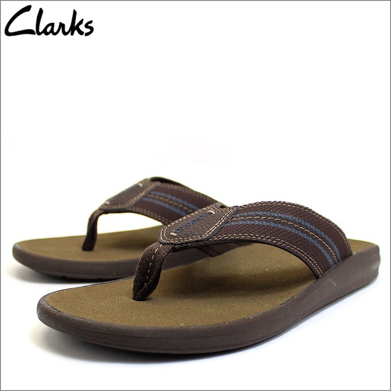 充実の品 クラークス Clarks 靴 シューズ ビーチサンダル サンダル Beayer 本革 ブランド メンズ レザー Walk ブラウン