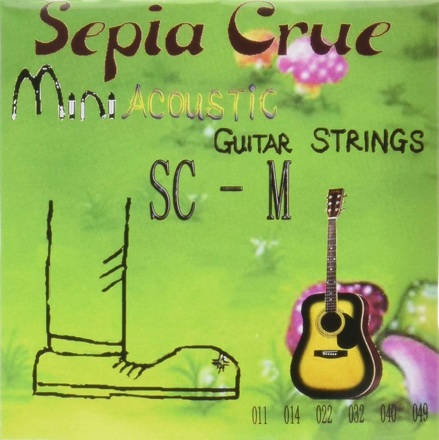 Sepia Crue sepia Crew Mini guitar string SC-M