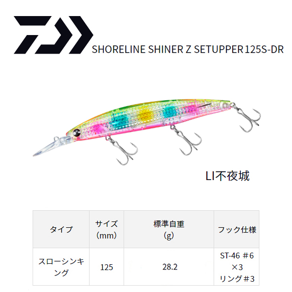 DAIWA（釣り） ショアラインシャイナーZ セットアッパー 125S-DR