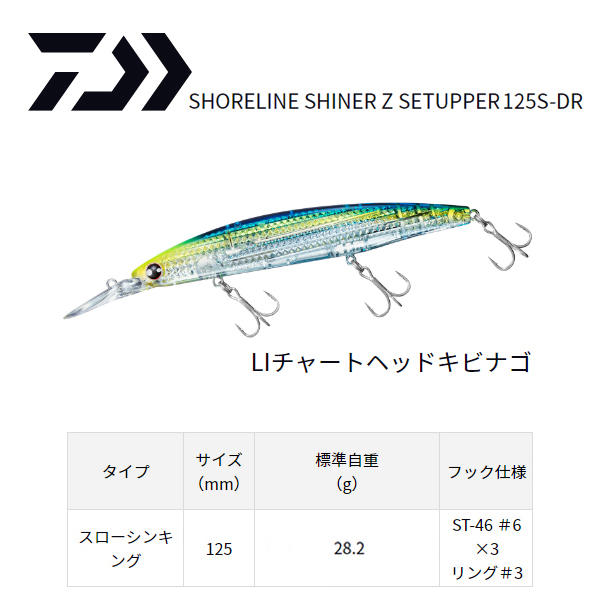 DAIWA（釣り） ショアラインシャイナーZ セットアッパー 125S-DR