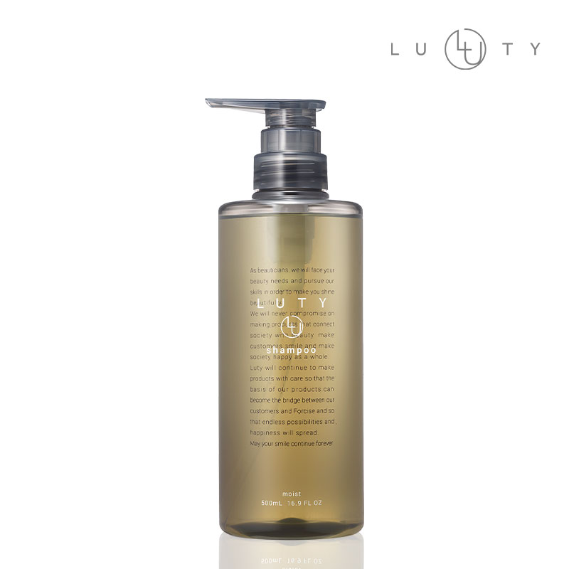 LUTY ルーティー シャンプー（スムース/モイスト）ポンプ 500ml×1個 ヘアシャンプーの商品画像