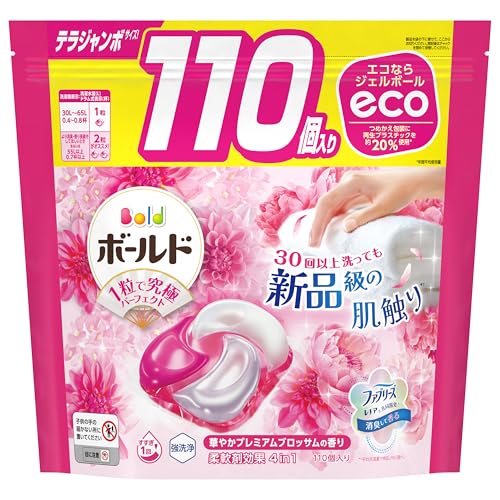 P&G ボールドジェルボール4D [つめかえ用] プレミアムブロッサムの香り