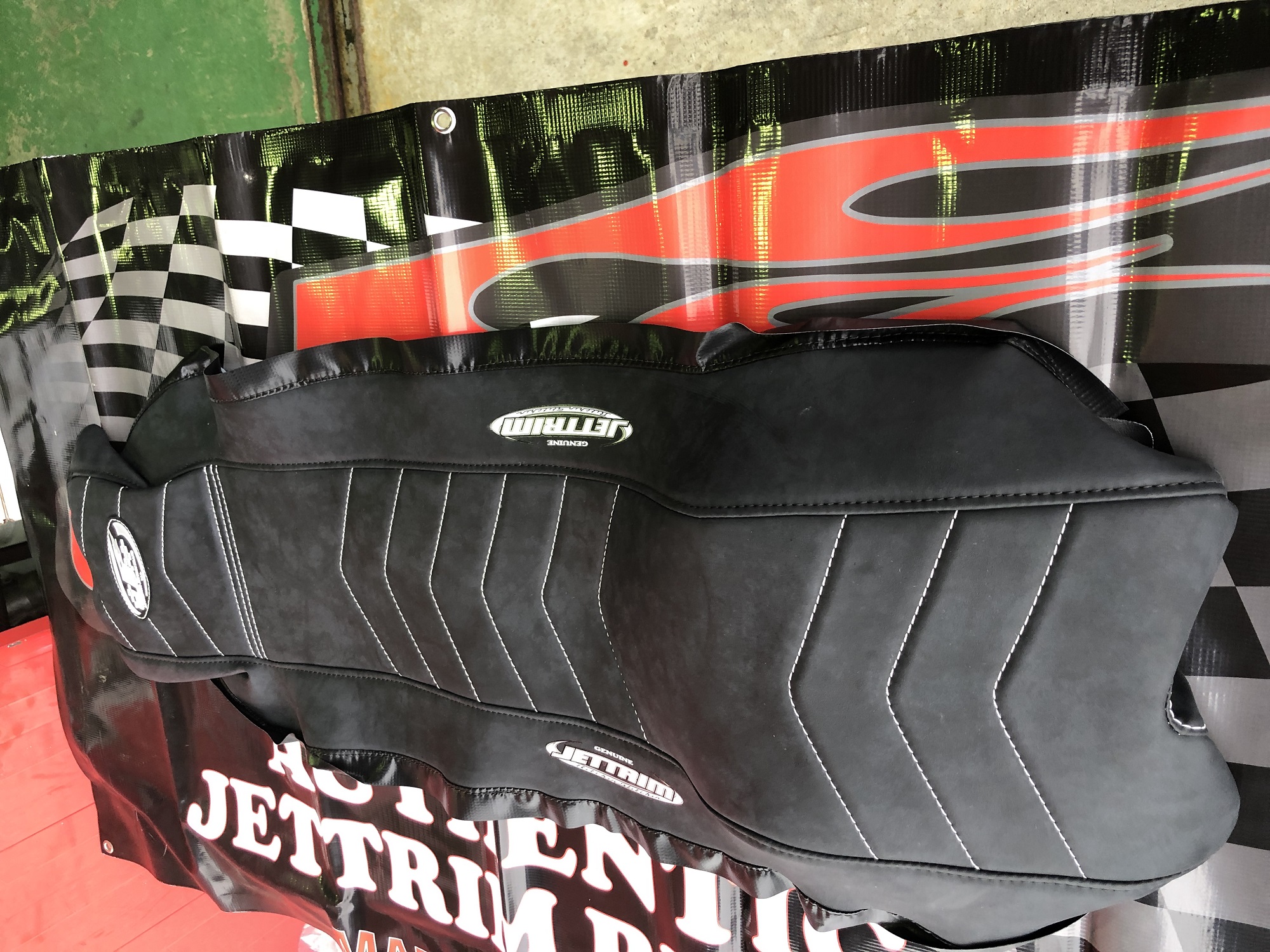 {JT-KX2101}JETTRIM KAWASAKI 650X-2 SEATCOVER BLKxBLKxWHT jet отделка Kawasaki X-2 чехол для сиденья черный x черный x белый 