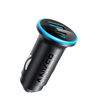 Anker 323 Car Charger 52.5W USB PD соответствует 52.5W 2 порт USB-C машина charger PowerIQ 3