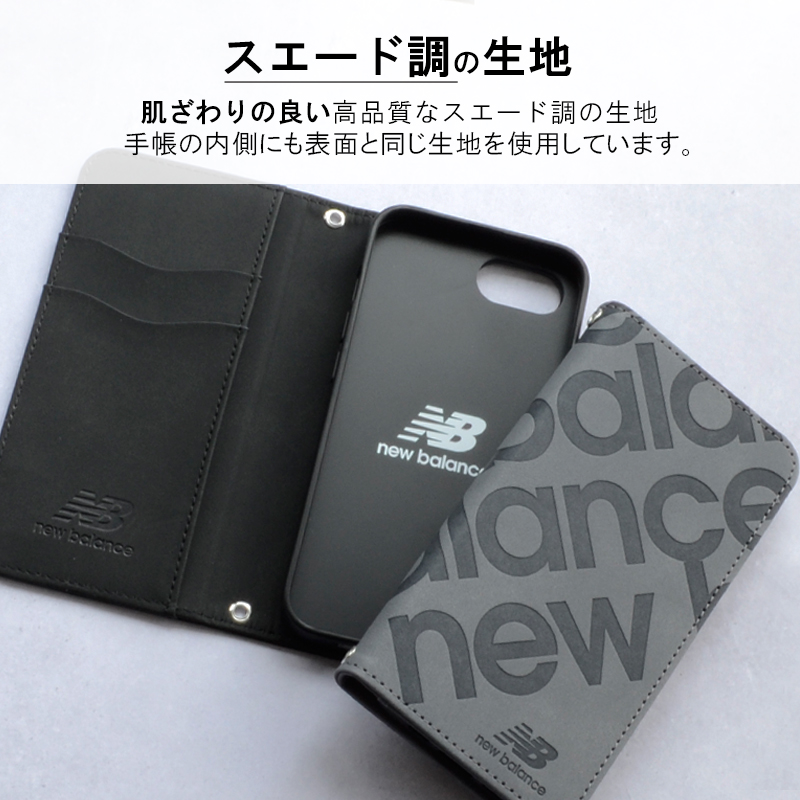 iPhone16e кейс блокнот type New balance New Balance штамп Logo замша iphone16e кейс ударопрочный карта место хранения бренд смартфон кейс симпатичный модный 