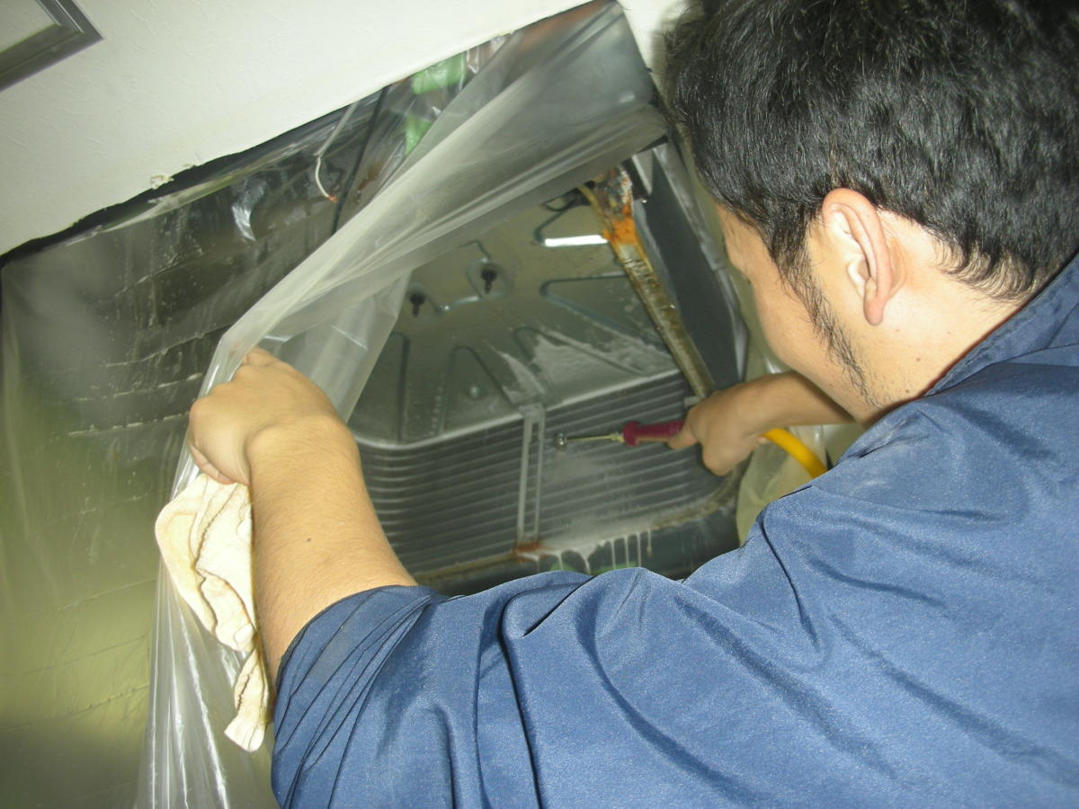 [ Tokyo Kanagawa only business trip work ] air conditioner cleaning * home use heaven ..1 person direction 4 pcs pack (20%OFF)