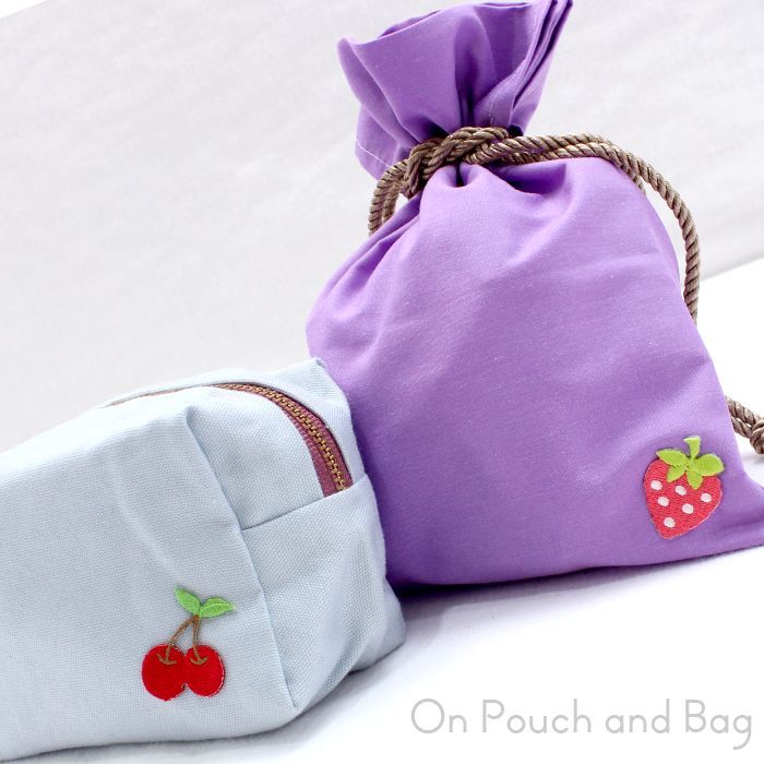 ポーチや巾着などに