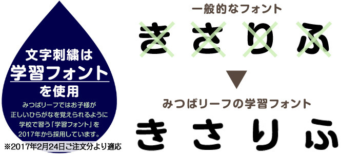 学習フォント使用