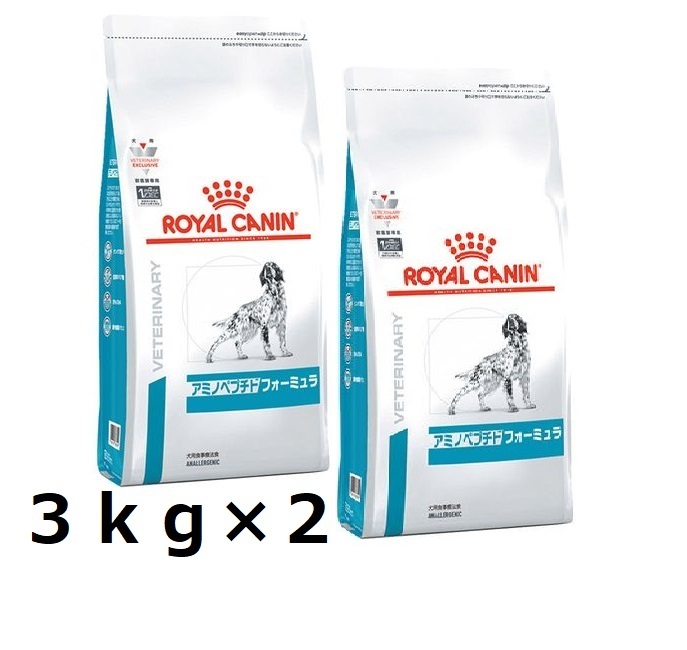  amino pe small do Formula dry 3kg×2 ( Royal kana n skin )