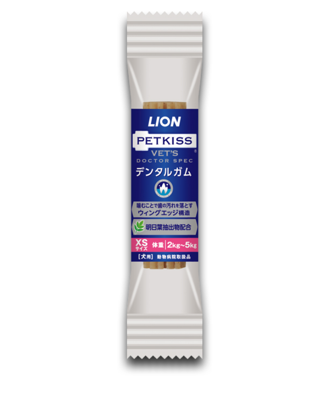 LION PETKISSbetsudokta- спецификация зубной жевательная резинка XS размер 1 шт. ( собака для чистка зубов жевательная резинка ) масса 2-5kg