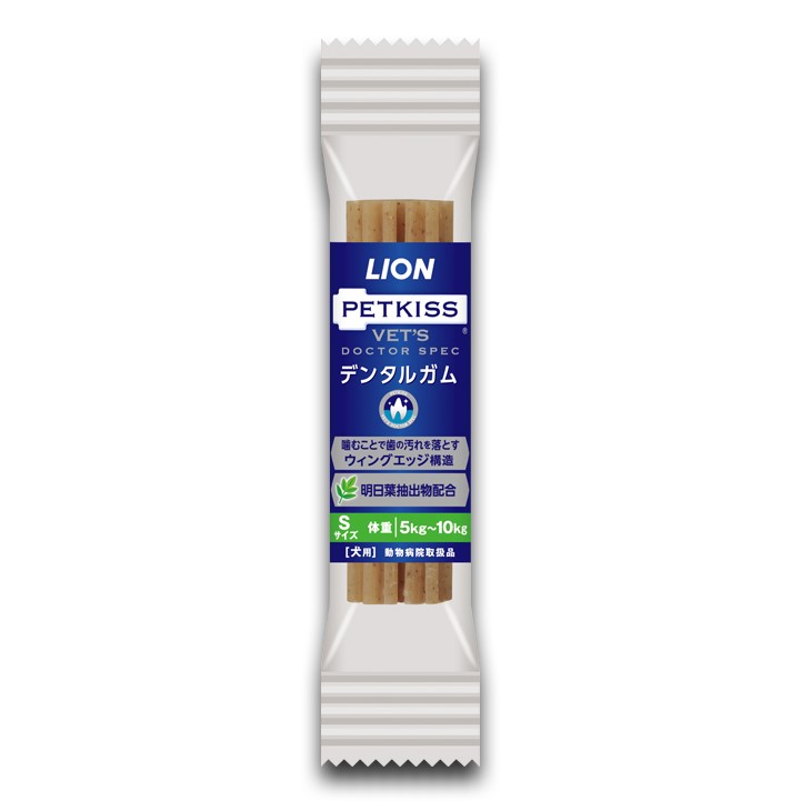 LION PETKISSbetsudokta- спецификация зубной жевательная резинка S размер 1 шт. ( собака для чистка зубов жевательная резинка ) масса 5-10kg