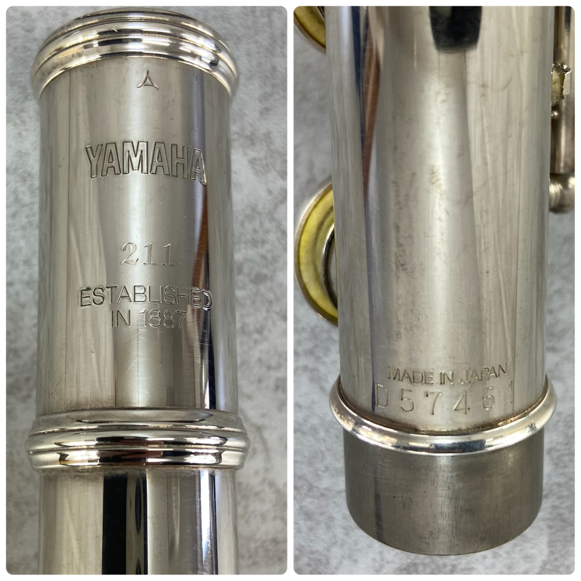 YAMAHA Yamaha флейта Flute YFL211 более поздняя модель E механизм серебряный металлизированный серебряный жесткий чехол начинающий schu-tento студент 