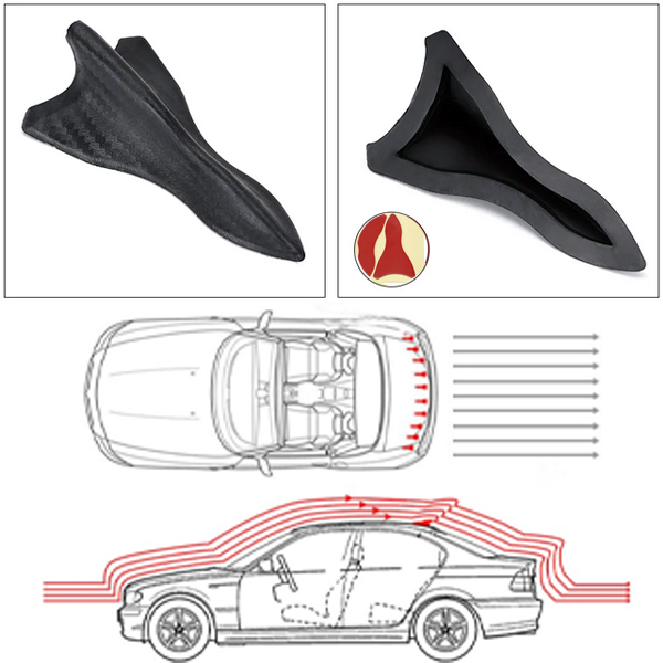  Shark ласты спойлер 1 шт задний диффузор бампер Shark антенна Dolphin багажник wing крыша jdm usdm