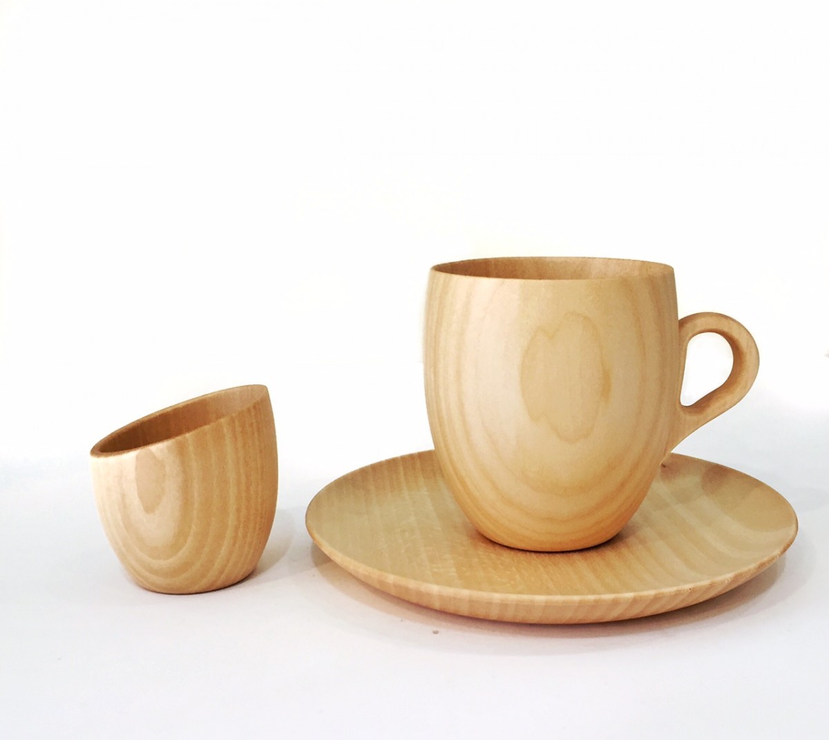  wooden. milk pitcher made in Japan wooden glass Cara milk server height . industrial arts 
