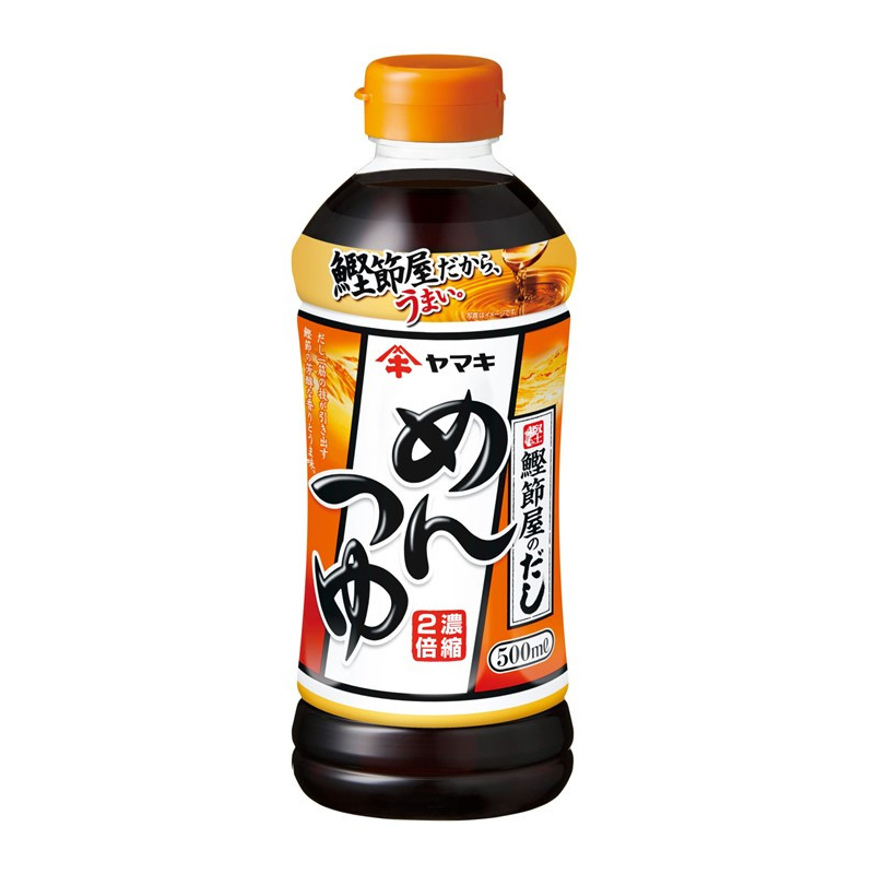 ヤマキ めんつゆ 500ml×2個の商品画像