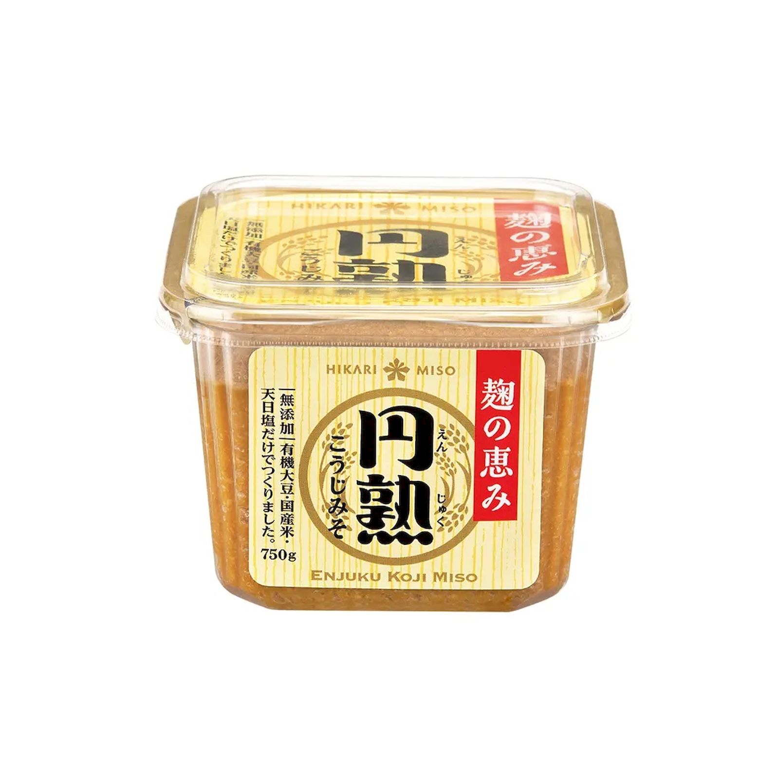 ひかり味噌 無添加 円熟こうじみそ 750g×3個の商品画像