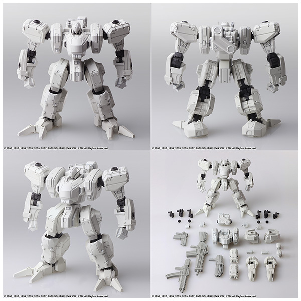 フロントミッション ストラクチャーアーツ 1/72 プラスティックモデルキット ゼニスDVホワイト 4機セット [スクウェアエニックス]の商品画像