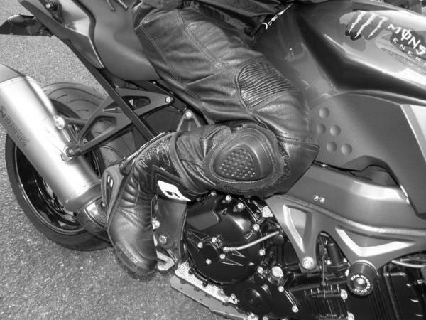  spring for summer punching mesh type bike touring / leather ntsu Bank sensor attaching boots in soft ... Buffalo re