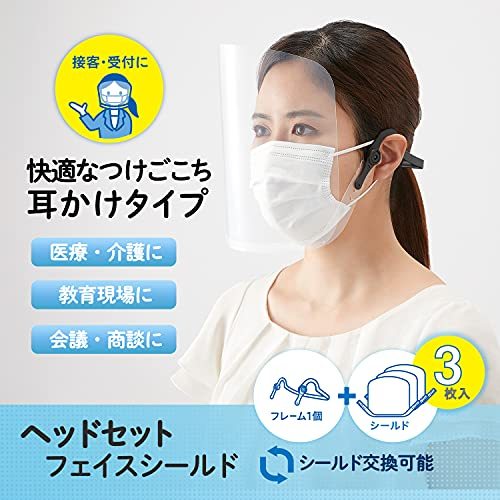  плюс лицо защита headset рама 1 шт + защита 3 листов FG-020F 89-531