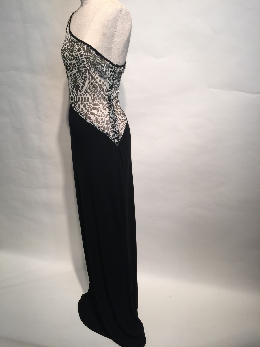 re владелец -ru длинное платье LEONARD Couture Франция производства 
