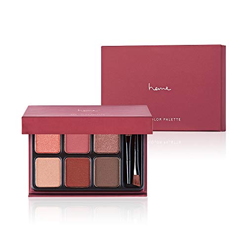 heme 6 color eyeshadow Palette Palette ( all 6 color ) RED PEAR Taiwan cosme 