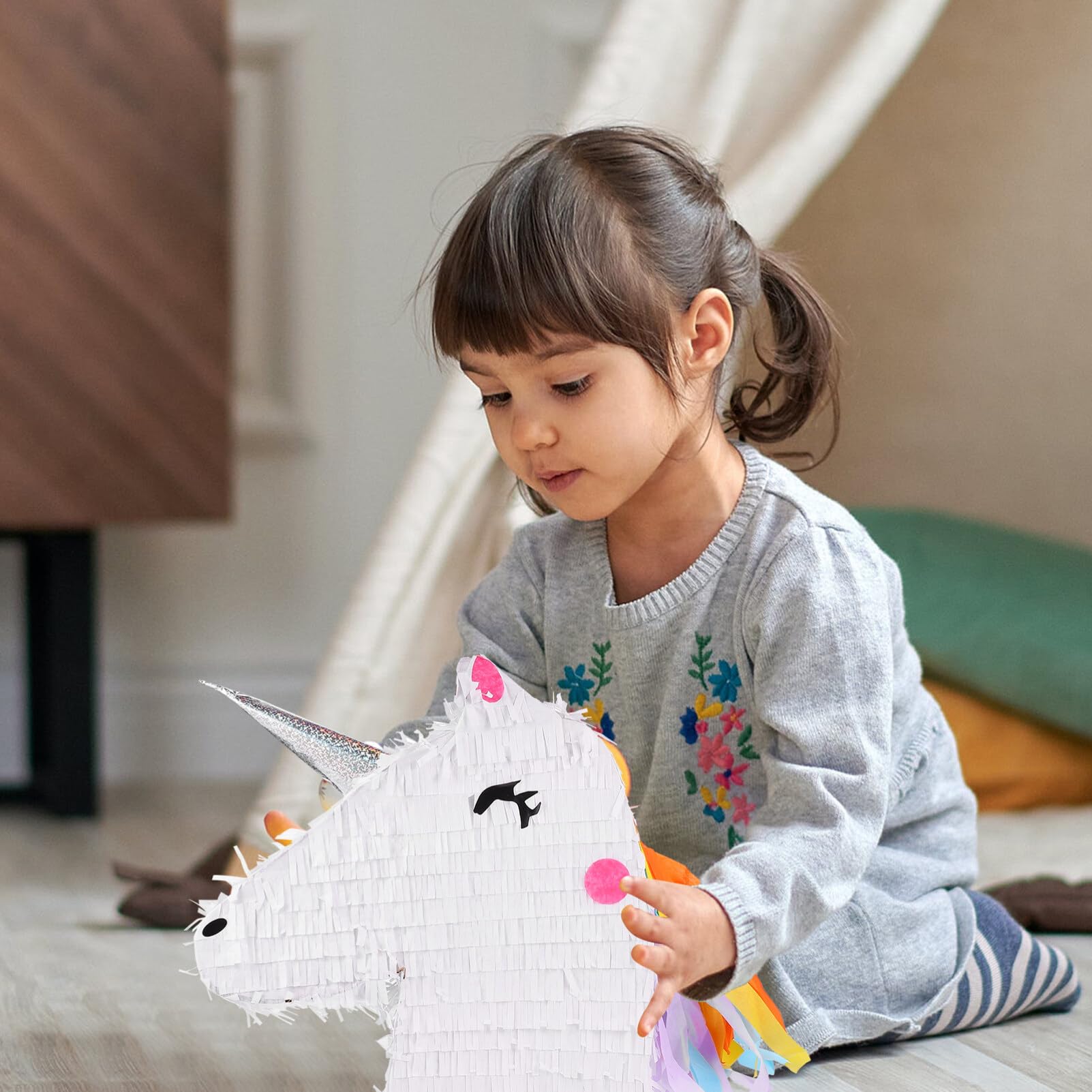 EXCEART Pinata точка день рождения игра. реквизит большой день рождения sa приз хит поверхность белый праздник подарок оборудование орнамент party бумажный 