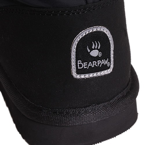  Bear pau snow boots snowshoes winter boots short boots lady's boa protection against cold water-repellent slide . not outdoor brand present black black 