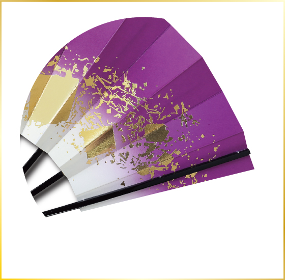  flower .. love 1528 black paint .[ box none ] purple darkening * gold . square fancy cardboard flyer 