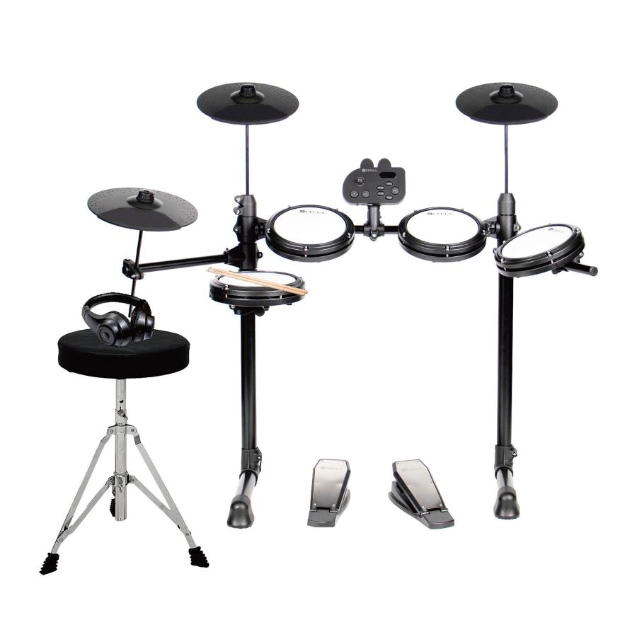  electronic drum set 4 drum 3sin Pal beginner child adult electronic drum folding type USB MIDI function chair attaching Japanese instructions PSE certification settled 