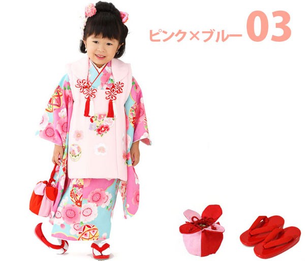七五三セット★3歳女の子 新作七五三特集○ 選べる13種】七五三 着物 3歳 被布セット