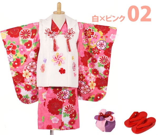 七五三 女の子3歳着物9点セットtmsy01-03 : 京の舞姿 - 通販 - Yahoo