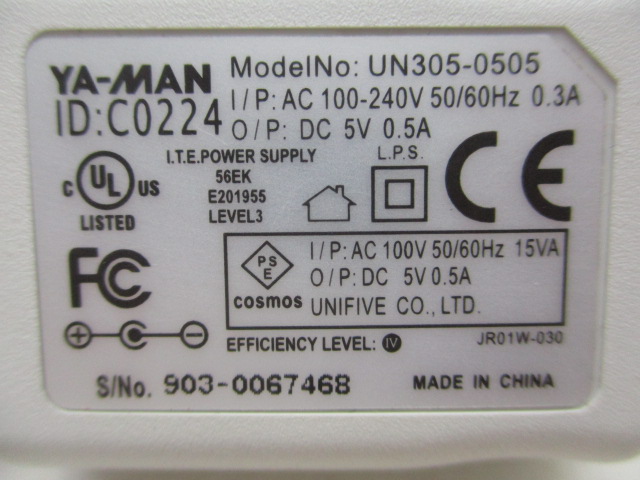 AD30958*YA-MAN*AC adaptor *UN305-0505* with guarantee! prompt decision!