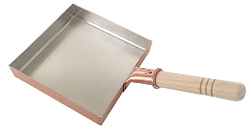 中村銅器製作所 銅製 卵焼き鍋 角型 18×18cm 料理別フライパンの商品画像