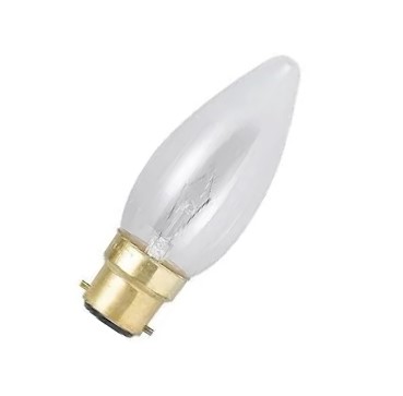  asahi свет электро- машина промышленность ( Asahi ) люстра лампочка C37 B22D 100/110V 40W C ( прозрачный ) 1 шт единица измерения распродажа [ возвращенный товар замена не возможна ]T11D0
