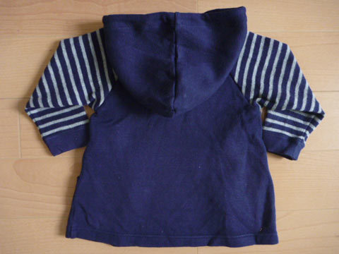  Miki House outlet ребенок одежда mikihouse длинный рукав Parker 80cm *3 Kids baby детская одежда маленький pra мужчина boys бренд USED outlet 