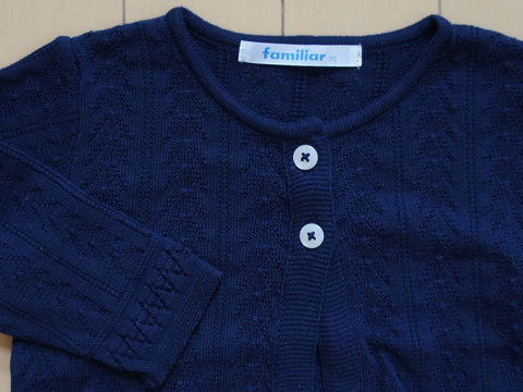  Familia familiar outlet ребенок одежда девочка 70cm детская одежда длинный рукав болеро кардиган темно-синий ... рисунок весна лето *4 tops девушки Kids baby ...