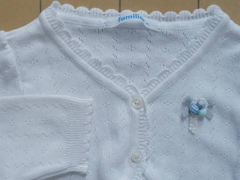 Familia familiar outlet ребенок одежда девочка 80cm детская одежда длинный рукав болеро кардиган белый весна лето *3 tops девушки Kids baby ...