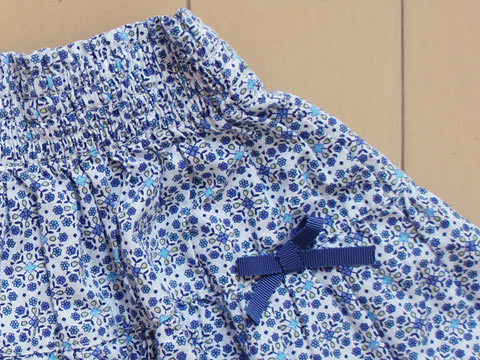 пара Len tsu Dream parentsdream outlet ребенок одежда девочка 95cm детская одежда юбка синий Liberty маленький цветочный принт весна лето *4 низ девушки Kids baby ...
