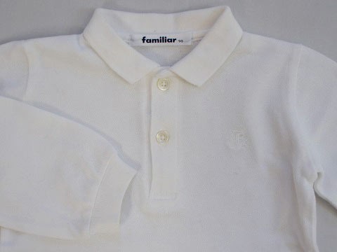  Familia familiar outlet ребенок одежда мужчина 90cm детская одежда рубашка-поло *2 tops Kids baby утилизация 