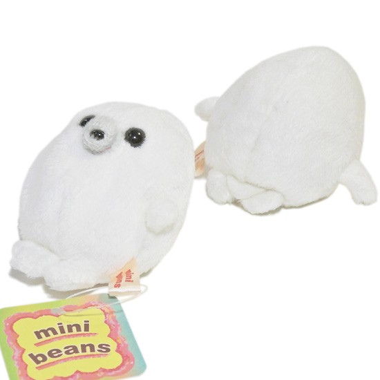  тюлень. мягкая игрушка аквариум товары A-SHOW mini beans Mini beans младенец ....7cm почтовая доставка отправка возможно 