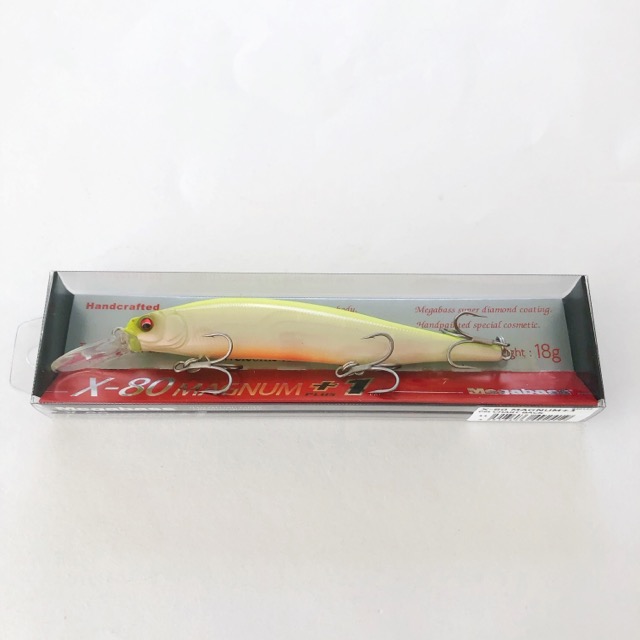 X-80マグナム+1 (DO CHART OB) Megabass X-80 MAGNUM＋1 DO CHART OB ハードルアー ミノー、プラグ