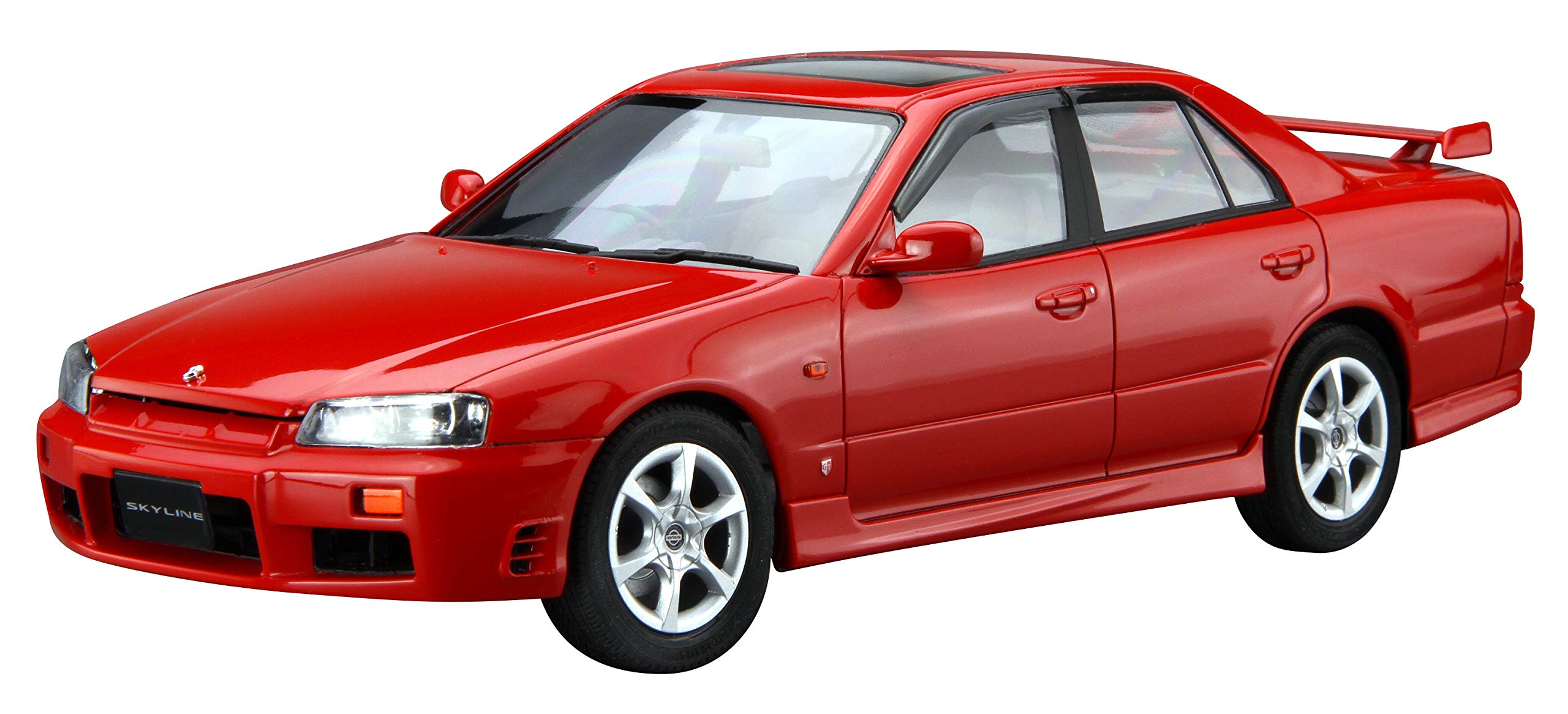 プラモデル完成品 アオシマ 1/24 ER34 スカイライン25GT-X