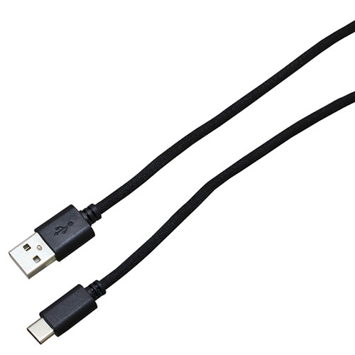 BAUT Type-C/Type-A сетка кабель 3A 0.5m BK BUSACM050BK