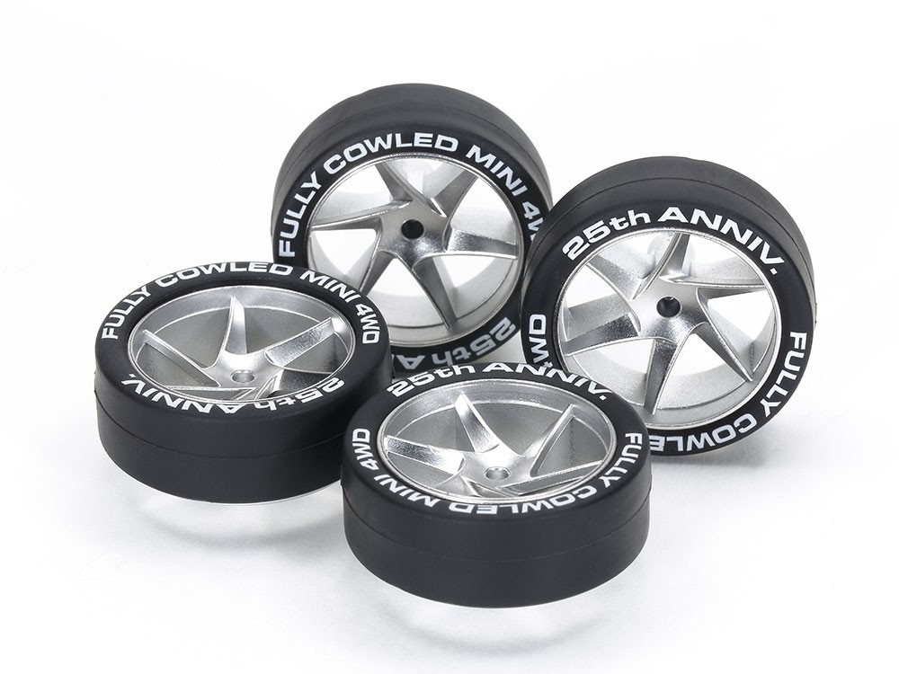 タミヤ フルカウルミニ四駆25周年記念 スーパーハードタイヤ＆マット