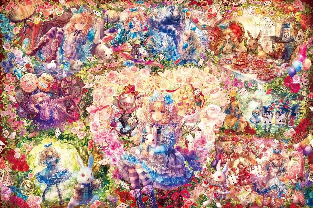 ファンタジックアート　マリンアリス1000ピース エポック社 ジグソーパズル ファンタジックアート アリスの物語 1000