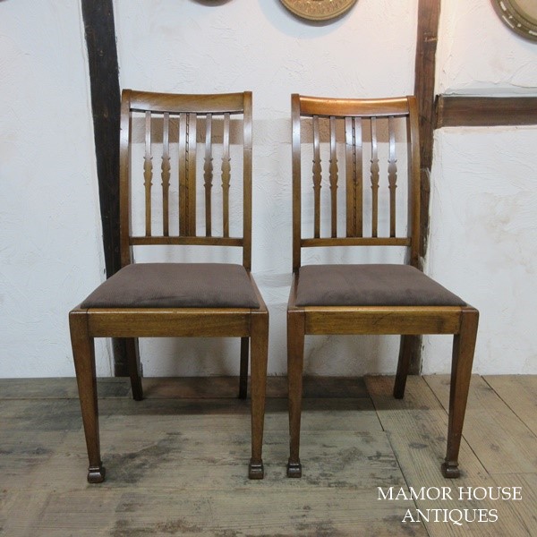  England antique furniture dining chair 2 legs set chair chair store furniture Cafe wooden mahogany Britain DININGCHAIR 4427e new arrival 